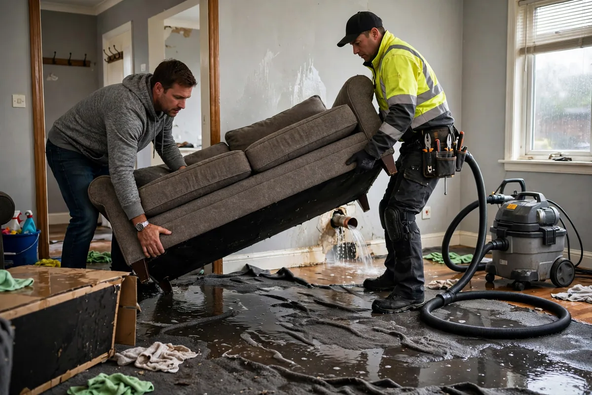 Emergency Burst Pipe & Freeze Water Damage Repair Melba, ID — closing the main shutoff valve during the first hour