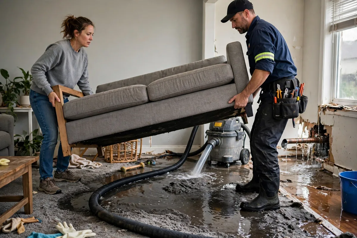 Emergency Burst Pipe & Freeze Water Damage Repair Mountain Home AFB, ID — closing the main shutoff valve during the first hour