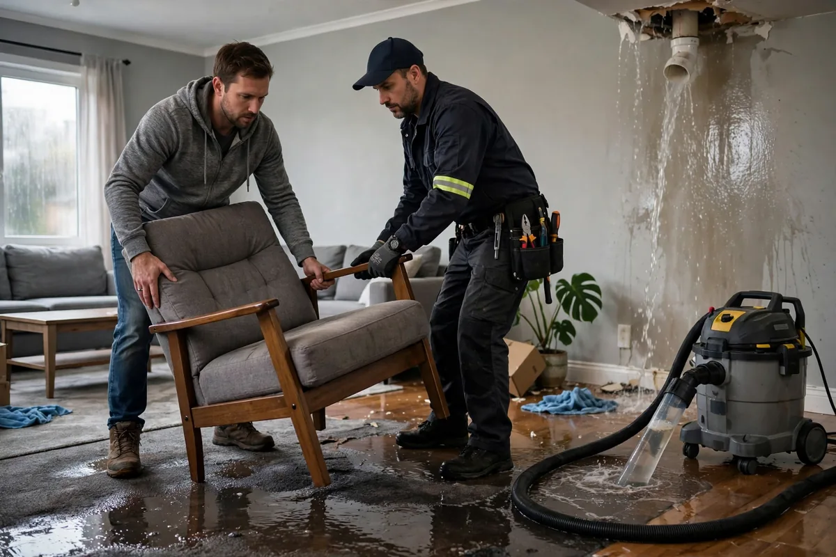 Emergency Burst Pipe & Freeze Water Damage Repair Parker, ID — closing the main shutoff valve during the first hour