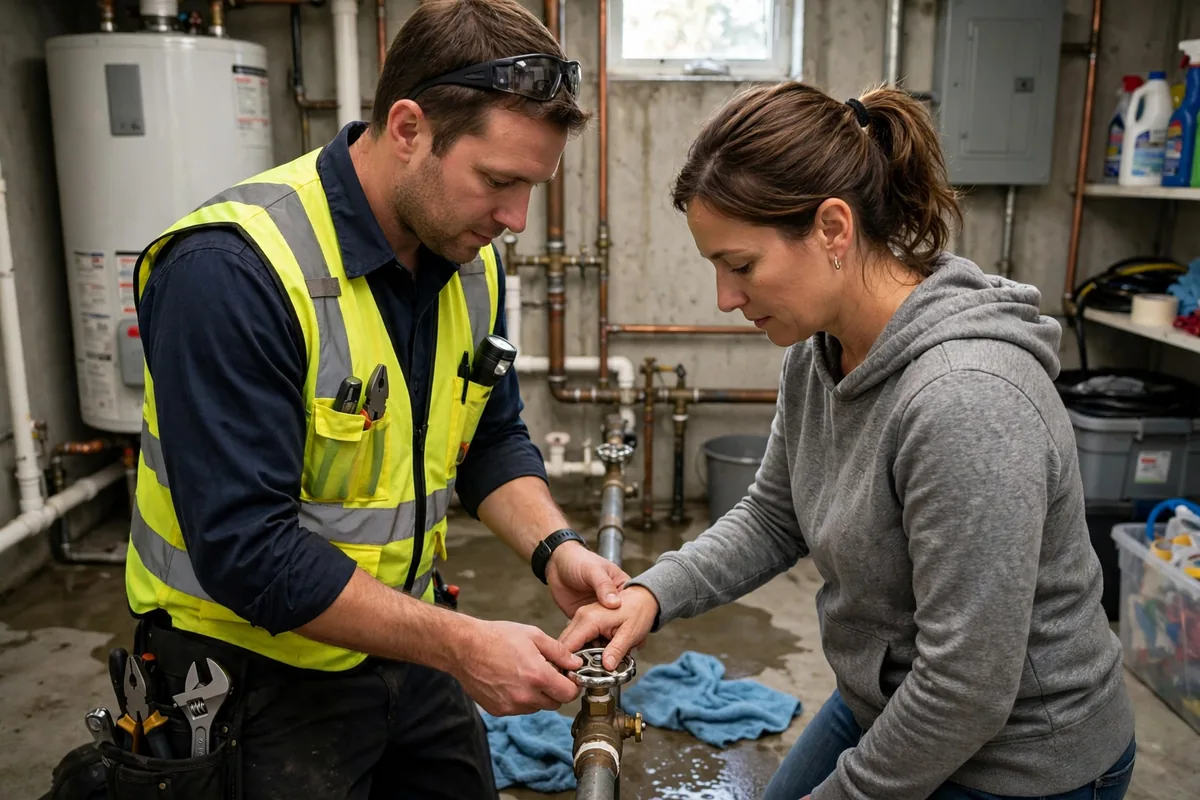 Emergency Burst Pipe & Freeze Water Damage Repair Rexburg, ID — closing the main shutoff valve during the first hour