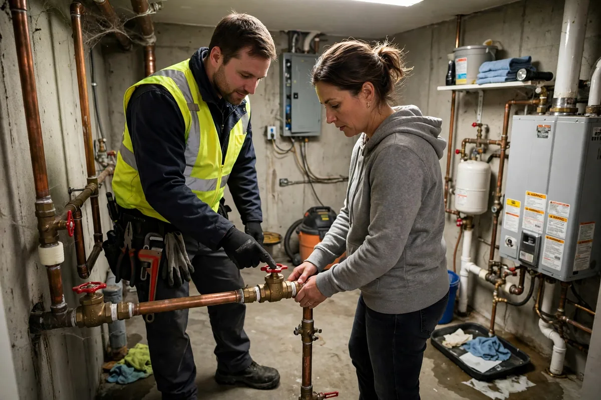 Emergency Burst Pipe & Freeze Water Damage Repair Ucon, ID — closing the main shutoff valve during the first hour