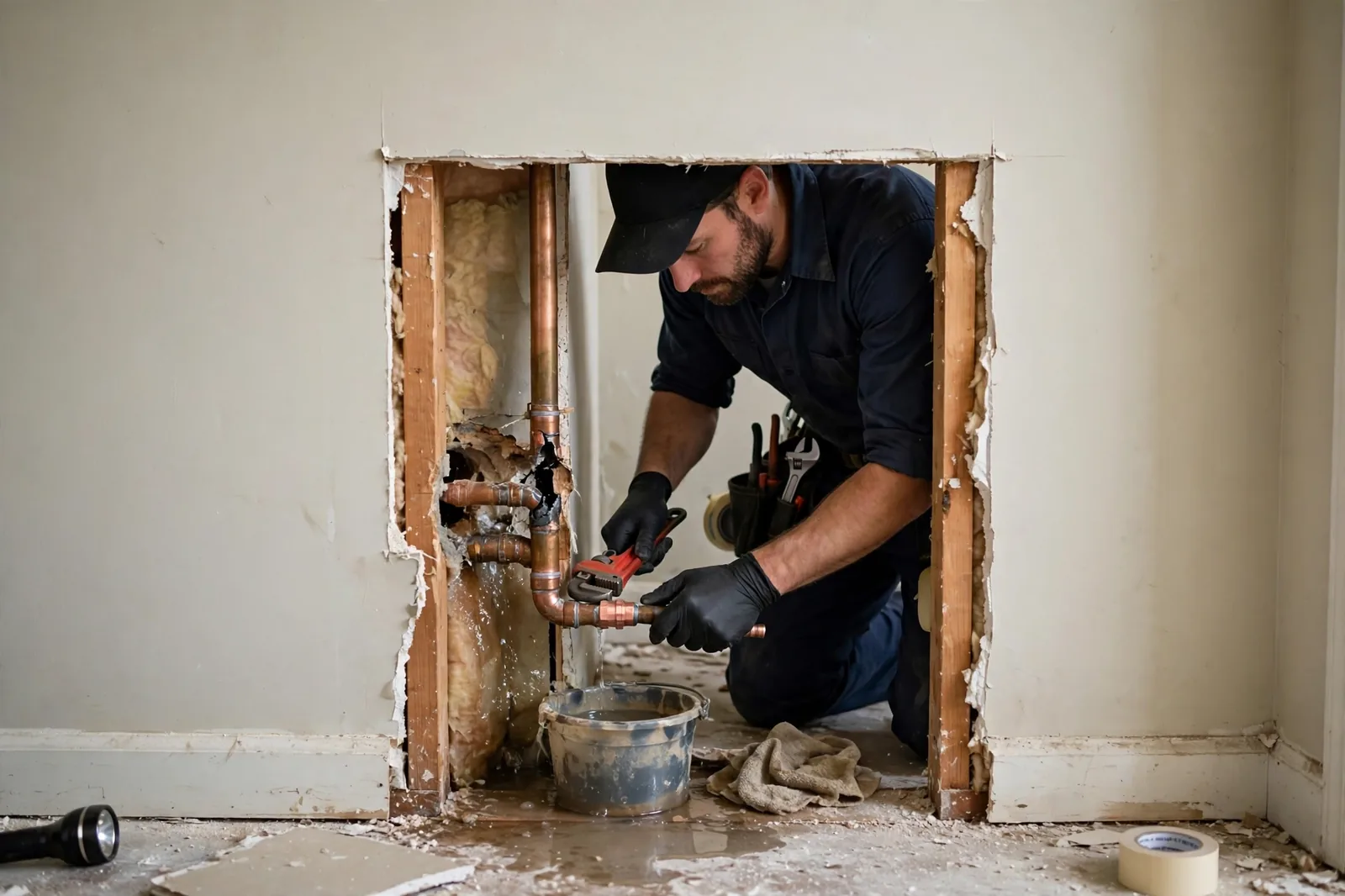 Wall Removal Burst Pipe Repair — guide cover image