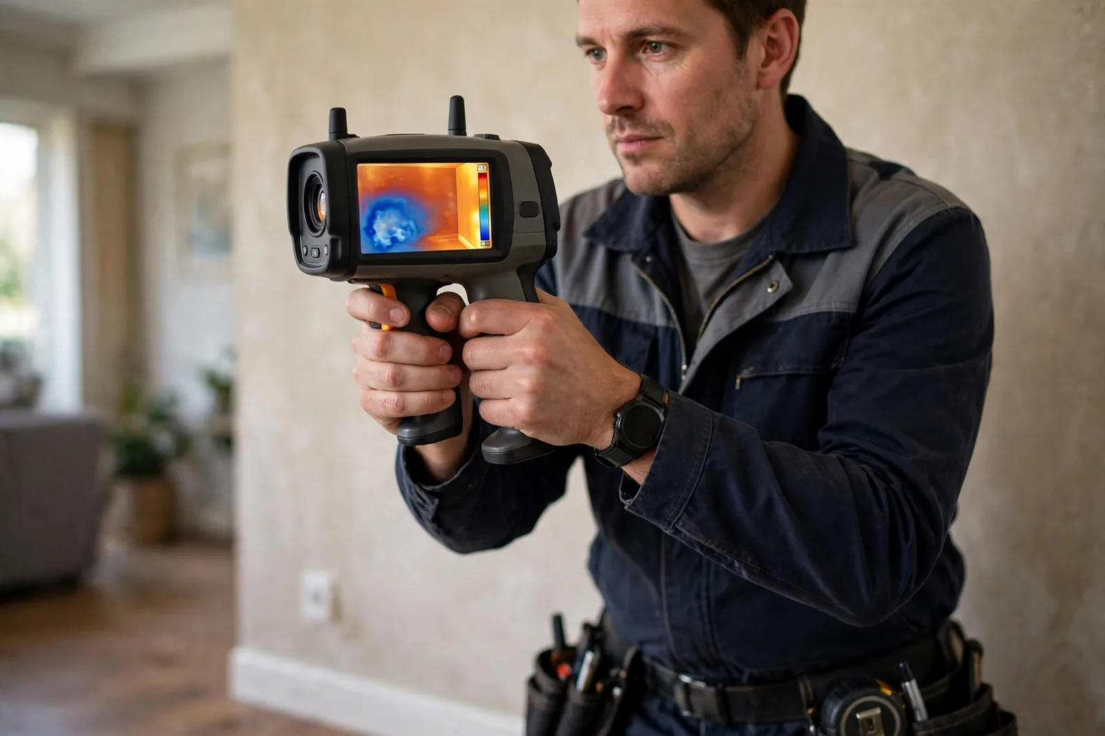 Thermal Imaging Find Leaking Pipe — guide cover image